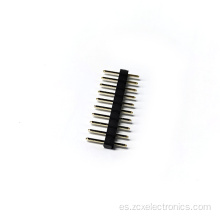 Conectores de encabezado de pasador macho de una sola fila de 2.0 mm 180 °